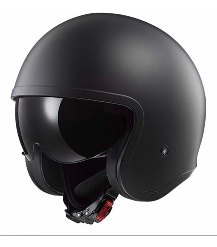 Casco Moto Abierto Ls2 599spitfire Negro Mate