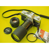 Minolta Srt 101 Camara 35mm + 2 Lentes Slr Funcionando
