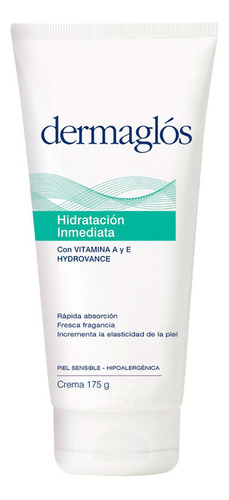 Dermaglós Corporal Crema Hidratación Inmediata Hidratante Pieles Secas Sensibles