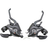 Set X 2 Shifter Tipo Shimano Compatible 3x8 24v + Freno