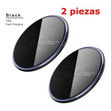 2 Piezas Para iPhone Huawei Xiaomi 15w Cargador Inalámbrico