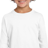 Pack 6 Camisetas Niños Blancas Manga Larga