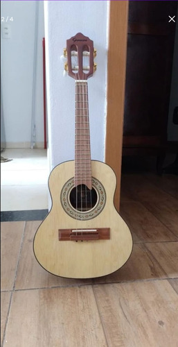 Cavaquinho Acústico Giannini Raiz Com Capa, Cordas E Paleta.