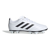 Tenis De Fútbol adidas Football Shoes (firm Ground) Goletto Viii Fg J Lwh14 Color Ftwr White/core Black/ftwr White Con Suela Fg Apto Césped Natural Firme Niños 18.5 Mx
