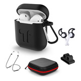 Funda Silicona AirPods 2gen Set De Accesorios 6 En 1