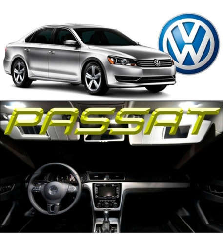 Kit De Iluminación Led Interior + Reversa Para Vw Passat B7