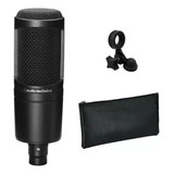 Microfone Podcast Audio-technica At2020 Condensador Cardioid