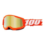 Óculos Motocross Trilha 100% Strata Goggle Goliath Preto