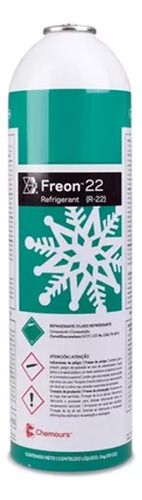 Lata Gas Refrigerante R22 Dupont - Chemours X 1kg