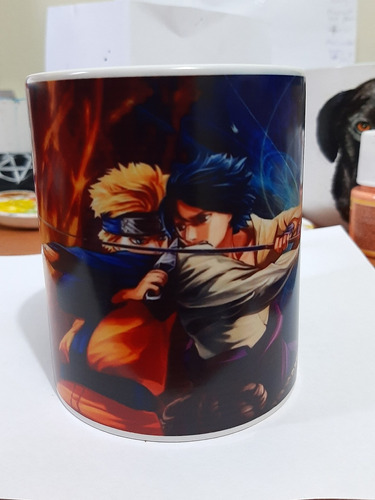 Taza Mágica Naruto Vs Sasuke 