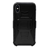 Funda Clip 3 En 1 Host Para iPhone XS Case Uso Rudo