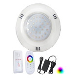 Kit 01 Refletor Led Piscina Hiper Led 15w Rgb Abs Rosca