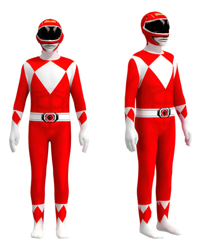 Co-traje Cosplay Mighty Morphin Power Rangers