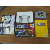 F-zero X N64 P/ Nintendo 64 C/ Caixa E Manual Original Usad 