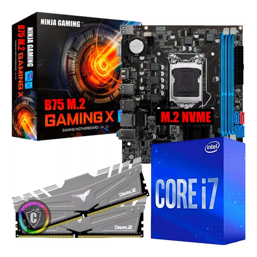 Kit Upgrade Gamer - Intel Core I7 3.8ghz + H61 + Memoria Ram