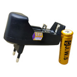  1 Baterias 14500 3.7v 6800 Mah Serie Gold Jws + Carregador