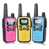 Walkie Talkies Para Adultos Paquete De 3 Radios Bidirecciona