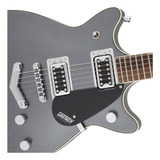 Guitarra Gretsch G5222 Electromatic Double Cutjet  Vstoptail Color London Grey Material Del Diapasón Caoba Orientación De La Mano Diestro
