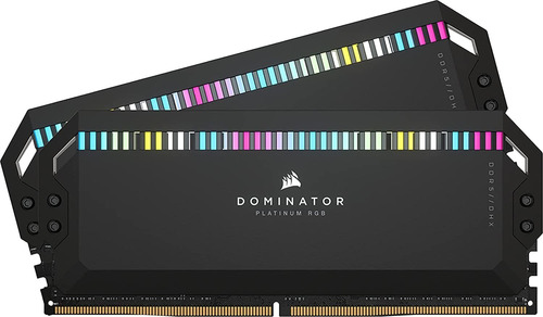 Corsair Dominator Platinum Rgb, Ddr5 5200mhz, 2x32gb, Negro