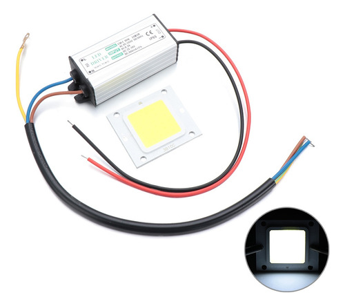 Con Controlador De Fuente De Alimentación Led Cob Chip Light