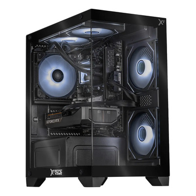 Xtreme Pc Gaming Geforce Rtx 5060 Amd Ryzen 7 5700 32gb Ssd 1tb Sistema Liquido Wifi Tank Perform Black | Meses sin interés