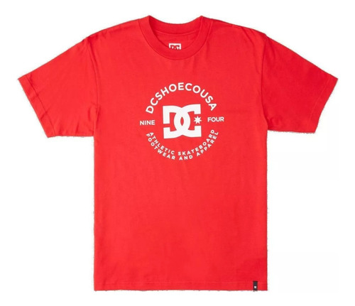 Polera Dc Star Pilot Hss Roja Dc Shoes