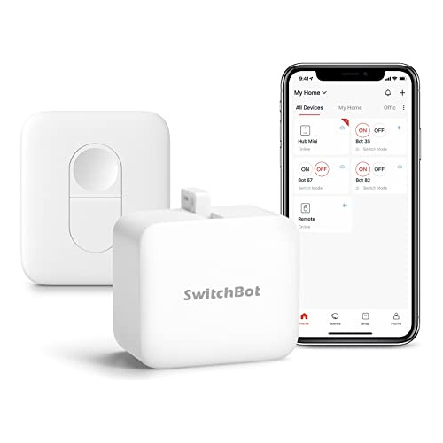 Switchbot Smart Switch Pusher Control Remoto, Sin Cable...