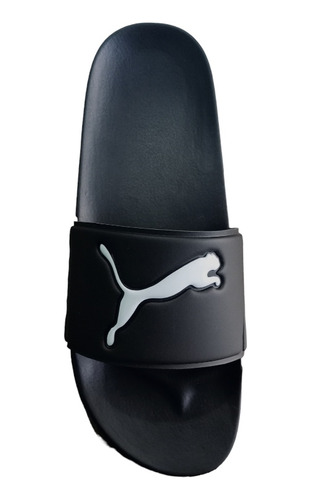 Sandalia Negra Puma Logo Modelo P-1343