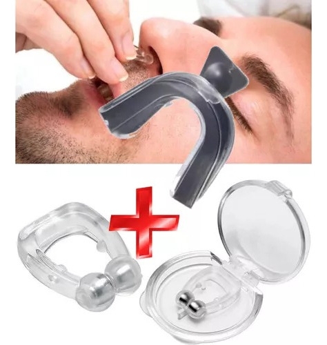 Sistema Anti Ronquido Clip Nasal + Placa Bucal Respirar