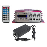 Mini Modulo Amplificador Karaoke 400 Watts Usb Sd Bluetooth