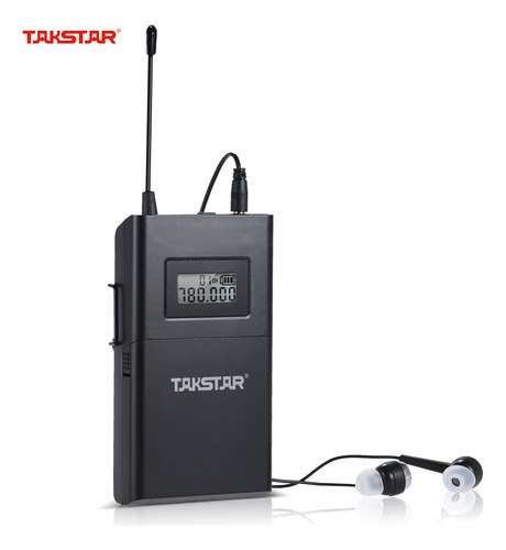 Auriculares Con Cable Uhf Takstar Wpm-200r.lcd Wireless Audi