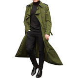 Gabardina Larga En Poliéster Otoño/invierno Para Hombre D