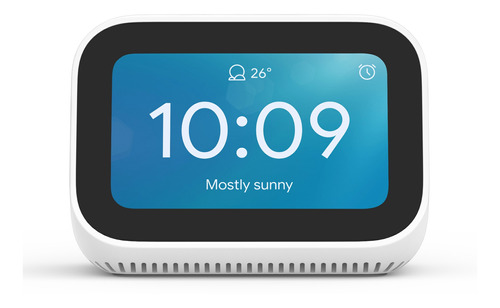 Bocina Inteligente Bluetooth Xiaomi Mi Smart Clock Reloj Despertador X04g Con Asistente Virtual Google Assistant, Control Remoto Infrarojo, Pantalla Integrada De 3.97  Color Blanco