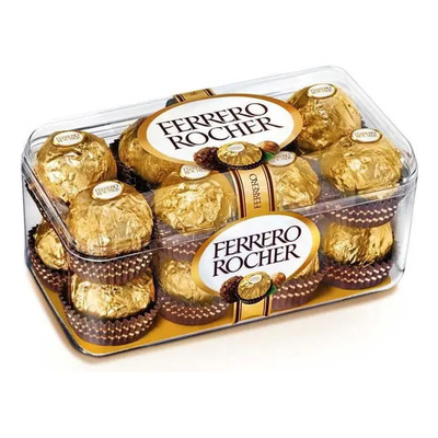 Ferrero Rocher Chocolate con avellanas 16 Pz 200g | MercadoLibre