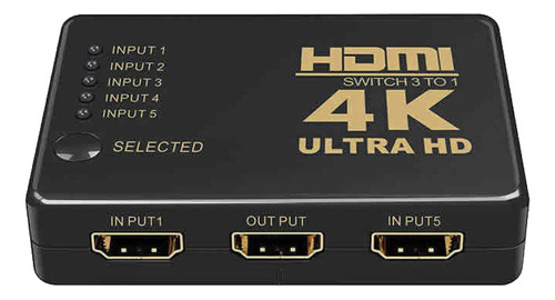 Switcher Divisor Hdmi 5x1 Full Hd 1080p 3d