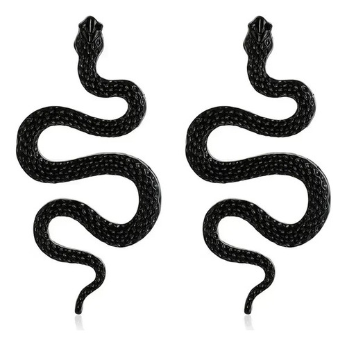 Aretes Largos  En Forma De Serpiente