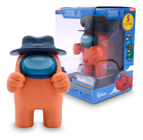 Boneco Among Us Collectible Figure Orange Fedora series 2