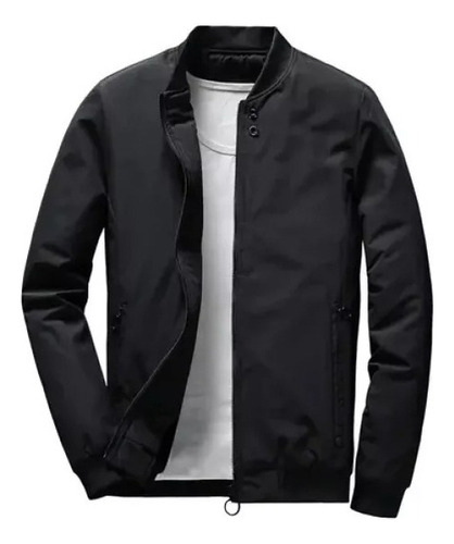 Hombre Casual Chaqueta Ligera Bomber Varsity Rompevientos