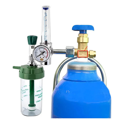 Regulador De Oxígeno Manómetro Industriasl Reductor De Oxígeno 1-10l\u002Fmin,válvula Limitadora De Presión Del Manómetro Oxígeno G5\u002F8-14 | MercadoLibre