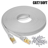 Cable Ethernet Plano Sstp Cat7 Intelart Blanco