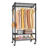 Vipek X1 Plus Rolling Garment Rack Heavy Duty Clothes Rack P