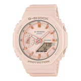 Reloj Casio G-shock Gma-s2100-4adr Mujer 100% Original Color De La Correa Rosa Claro Color Del Bisel Rosa Claro Color Del Fondo Rosa Claro