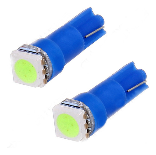 Paquete De 20 T5 5050 1smd Hielo Calibre Azul De Panel Led