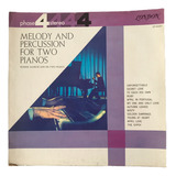 Melody And Percussion For Two Pianos Ronnie Aldrich Disco Lp