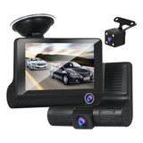 Grabadora Dash Cam Con Doble Monitor De Detección Completa E