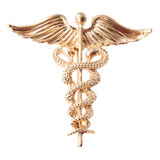 Broche Pin Metal Logo Medicina Medico