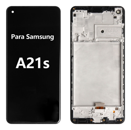 Para Samsung Galaxy A21s A217 Tela Lcd Display Frontal Aro