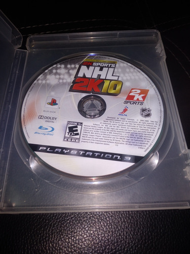 Juego Nhl 2k10, Ps3 Fisico 