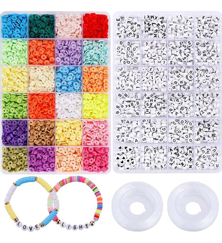 Cadenas Elásticas Para Hacer Joyas, Pulseras, Collar 7202pcs