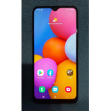 Celular Samsung A20 - Con Caja Y Funda Sin Accesorios